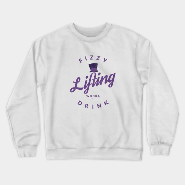 Fizzy Lifting Drink - Wonka Co. - vintage logo Crewneck Sweatshirt by BodinStreet